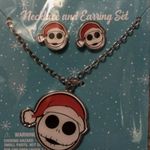 NWT Claire's Disney Nightmare before Christmas Jack Skeleton Necklace & Earrings Photo 0