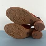 Sofft Carleigh Brick Leather Peep Toe Cutout Sandal Booties Brown Size 6 Photo 8