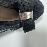 Salvatore Ferragamo Flats Womens Bombay Black Lace Ballet Slip On Crochet Photo 6