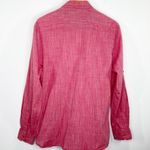 Best In Show Pink Long Sleeve Button Front Shirt Women's Size Large L Photo 1