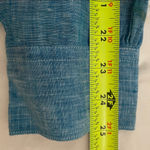 Brooks Brothers 346 Blue Linen Button Up Blouse Womens Size 14 Preppy Photo 6