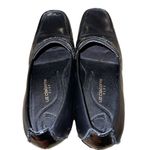 Liz Claiborne  flex black leather square toe Keegan pumps size 8.5 Photo 10