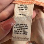 Soft Surroundings Pink Peach Orange Tunic Blouse Laia Paisley Pattern Size XL Photo 9