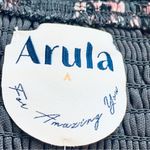 Arula Black & Pink Velvet Floral Sleeveless Tiered Maxi Dress. Size 1X Photo 5