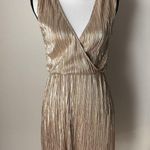 Urban Outfitters UO Oh My Love Shimmer Pleated Fit + Flare Dress Photo 3