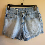 Lee  Dungarees Denim Shorts Womens Vintage Can't Bust Em Low Rise Loose Fit Photo 0