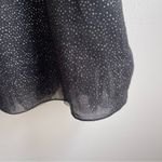 Free People  Black Lace Gold Sparkle Midi Cotton Dress Crinoline Sleeveless 8 Photo 8