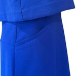 SUNCOO Paris Cyrus Electric Blue Mini Dress Open Back Sleeveless Pockets Size 12 Photo 8