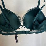 Victoria's Secret Victoria‎ Secret Emerald Green Lace Bra Size 34B bombshell Photo 3