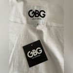 G by Guess GBG Stretch White Button Down Vest Sz Small NWT Photo 3