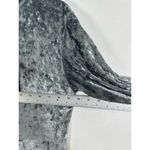 Emma & Sam LF  Silver Crushed Velvet Hoodie XS NWT Photo 7