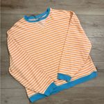 Free People NWOT  Striped Oversized Sweater Size Large Photo 2