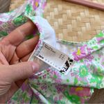 ASOS  floral‎ scoop neck frilly one piece swimsuit NEW Photo 4