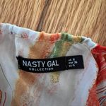 Nasty Gal Print V Neck Halter Top Photo 6