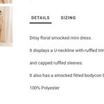 Storia Ditsy Floral Smocked Midi Dress Photo 7