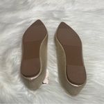 Unbranded Gold Textured Pointed Toe Holiday Flats Women’s Size 8 Photo 3
