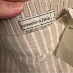 Abercrombie & Fitch ABERCROMBIE Striped Linen Pants Photo 2