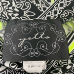 Colorful Gray & Greenprint Wide Flair Leg Palazzo Pants By Yetta M Black Size M Photo 3