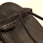 Frye {9.5M} Miranda Gladiator Platform Tie Wrap Sandals Black Suede Cork Photo 8