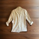 Ellen Tracy Ellen‎ Tracy Linen Tan Blazer Size X-Small Lightweight Photo 1