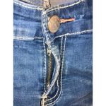 Ariya Jeans  Women Junior 11 12 Bootcut Flare Low Rise Embellished Stone Wash Y2K Photo 5