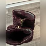 Jessica Simpson Wovella velvet burgundy embroidered boots Photo 5