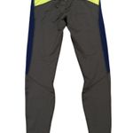 YOGASMOGA COLORBLOCK GRAY BLUE NEON GREEN WORKOUT YOGA LEGGINGS 8 Photo 2