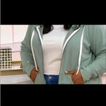 Peace Love World Love Life French Terry Hoodie NWT A399273 Aqua Verde Size 1X Photo 2