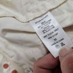 ASTR The Label Jillian Beige Dot Burnout Off Shoulder Blouse Size Medium Photo 7