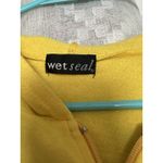 Vintage Y2K 90s Wet Seal Hoodie Large Yellow‎ S/S Hawaii California Beach Yellow Photo 2