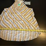 Market & Spruce  Striped Halter Neck Women Top size a large petite NWT Photo 1