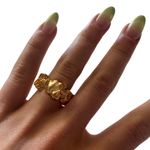 SheIn Gold Skull Ring Photo 0