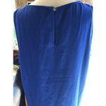 Mittoshop Blue Sleeveless Round Neck Mini Dress Polyester Material Size Large Photo 9
