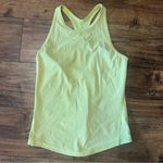Lululemon Neon Ribbed Yellow Women’s Tank EUC Photo 0