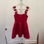 Elliatt  / Revolve Red Enchantment Mini Dress with Bow Straps XS Photo 3