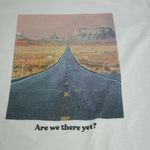 Old Navy  “Are We There Yet?” Graphic T-Shirt Tee with Road Print M Photo 7