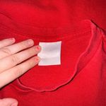 Nike Vintage 90s  Center Swoosh Check Logo Red T-Shirt Size XL Photo 2