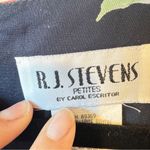 Vintage 90s Blue Floral Butterfly Print Sun Dress Womens 8 Casual Summer Modest Photo 9