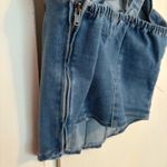 Oat New York Corset Jean Top Blue Size XS Photo 4