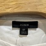 J.Crew Womens Ivory Top Size SM‎ Tall Puff sleeve satin Photo 2
