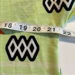 Sew in Love Aztec Design Shirt women’s size Large lime green black v Photo 3