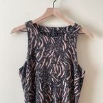 Athleta Santorini Thera Printed Dress in Abstraction Black Peat Size M Photo 5