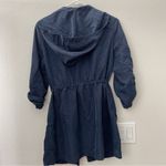 Divided  By HM Womens Lightweight Parka with waist strings Hooded blue Photo 1