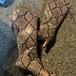 Bandolino Snake Print Knee Highly Boots Photo 0