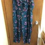 Torrid NWT Teal Floral Challis Wide Leg Pants Photo 1