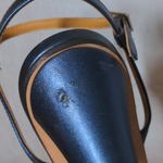 Veronica Beard  Olympia Quarter Strap Sandals Heels Blue Leather Ankle 41 Photo 7