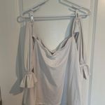 Susana Monaco  off shoulder white top size small Photo 4