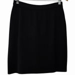 St. John  Basics Women's Black Santana Knit Pencil Skirt Size 6 Classic Old Money Photo 0