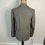 J.Crew Women sz 4 Grey Benny Double Breasted Wool Blazer Preppy Office Oversized Photo 10