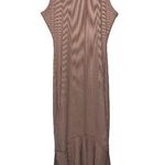 7 For All Mankind Fishtail Midi Bodycon Dress Photo 0